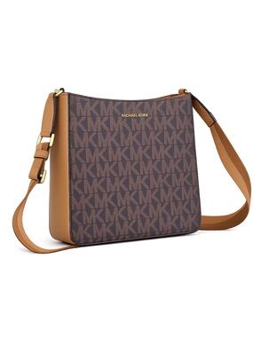 NWT Michael Kors Pale Peanut and Black Swing Pack